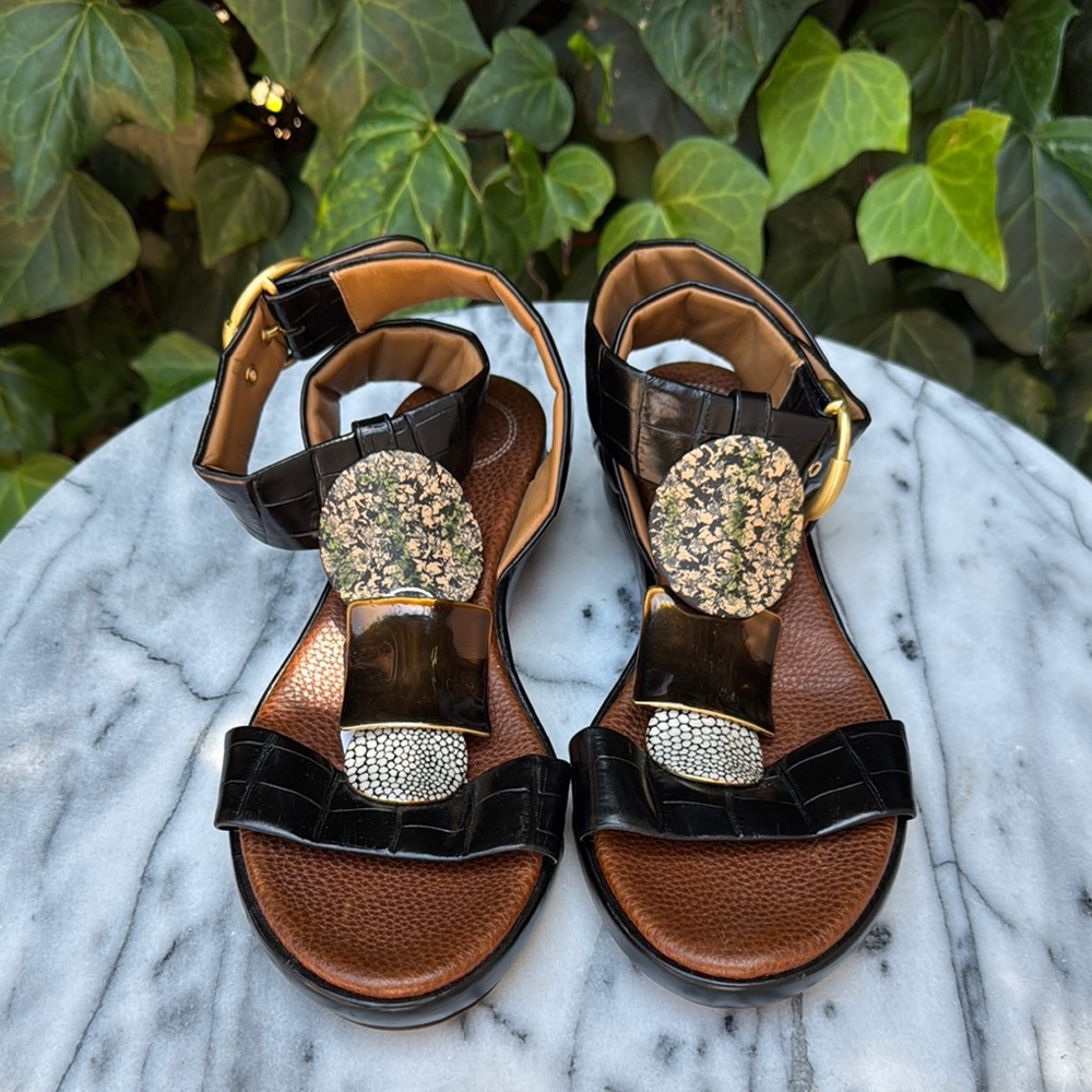 CHLOE Sandals w/Embellishments Sz.40